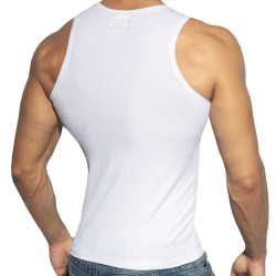 Débardeur Sport Recycled Rib Blanc ES Collection