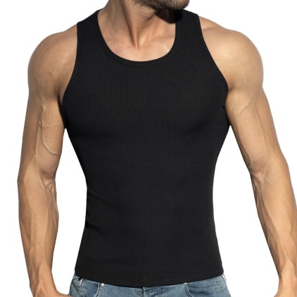 ES Collection Débardeur Sport Recycled Rib Noir ES Collection Débardeur Sport Recycled Rib Noir