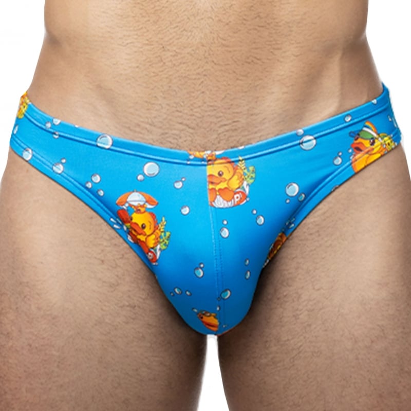 PUMP! Retro Teal Water Cheekies Swim Brief