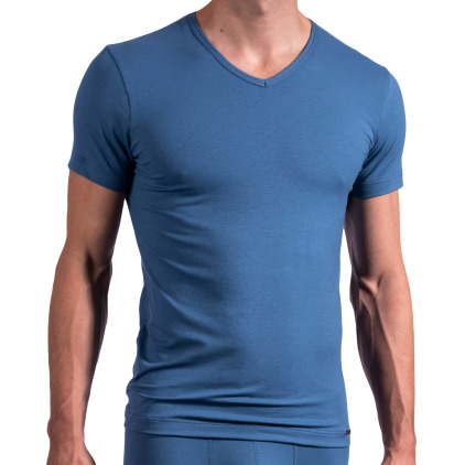 Olaf Benz T-Shirt Col V RED 1601 Indigo