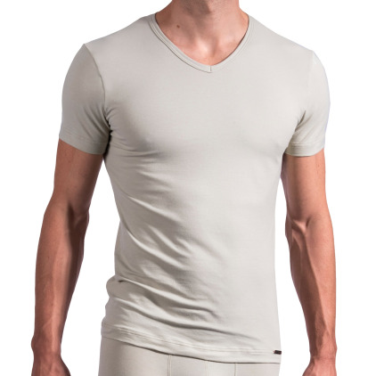 Olaf Benz T-Shirt Col V RED 1601 Gris