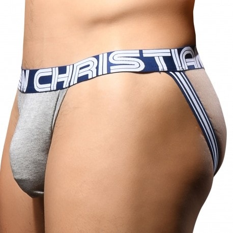 Andrew Christian Jock Strap Almost Naked Bambou Gris Chiné