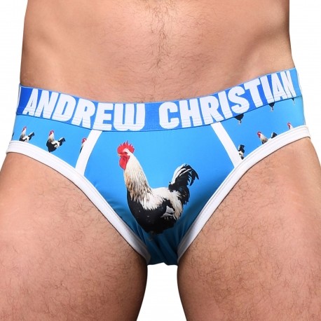 Andrew Christian Slip Almost Naked Cock Bleu