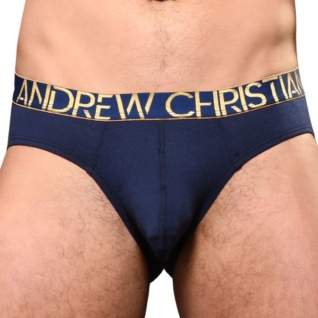 Andrew Christian Slip Almost Naked Happy Modal Bleu Marine