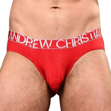 Andrew Christian Slip Almost Naked Happy Modal Rouge