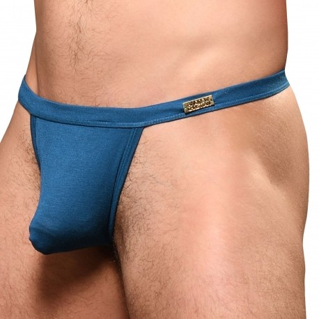 Andrew Christian String Almost Naked Sex Bambou Bleu Paon