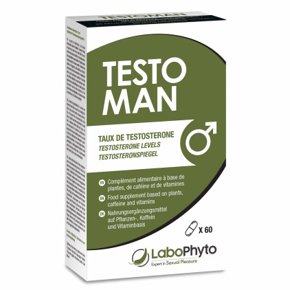 TestoMan Taux de Testotérone - 60 Gélules Labophyto
