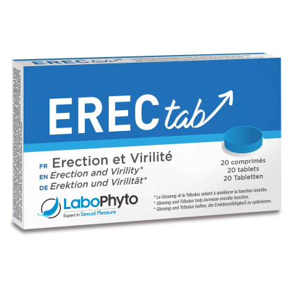 ErecTab Erection et Virilité - 20 Comprimés Labophyto
