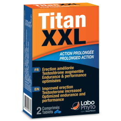 Titan XXL Action Prolongée - 2 Comprimés Labophyto