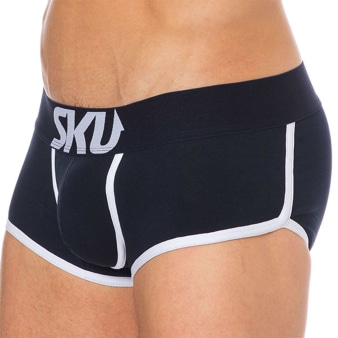 Shorty Logo Coton Bleu Marine SKU