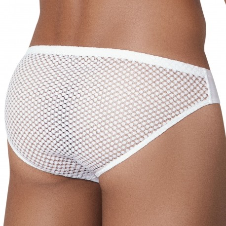 Barcode Baquil Mesh Briefs - White