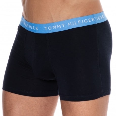 Tommy Hilfiger Boxer Essential Coton Recyclé Bleu Marine - Bleu Ciel