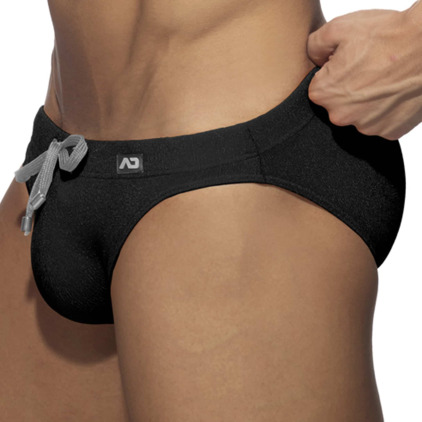 Slip de Bain Piqué Noir
