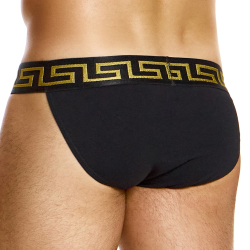 Slip Tanga Meander Noir Modus Vivendi