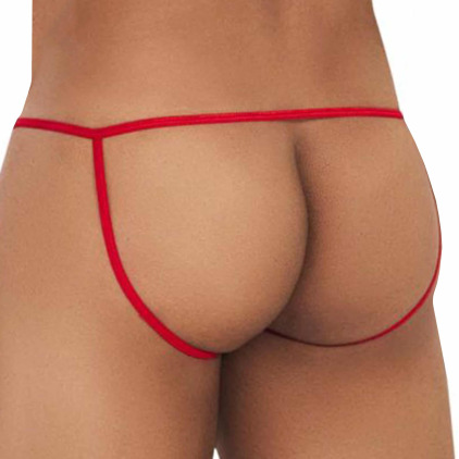 Jock Strap Micro Dentelle Beige Candyman