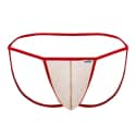 CandyMan Jock Strap Micro Dentelle Beige