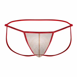 CandyMan Micro Lace Jockstrap - Beige
