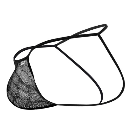 Jock Strap Micro Dentelle Noir Candyman