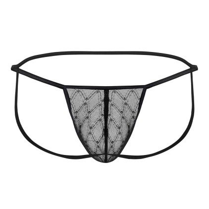 Jock Strap Micro Dentelle Noir Candyman