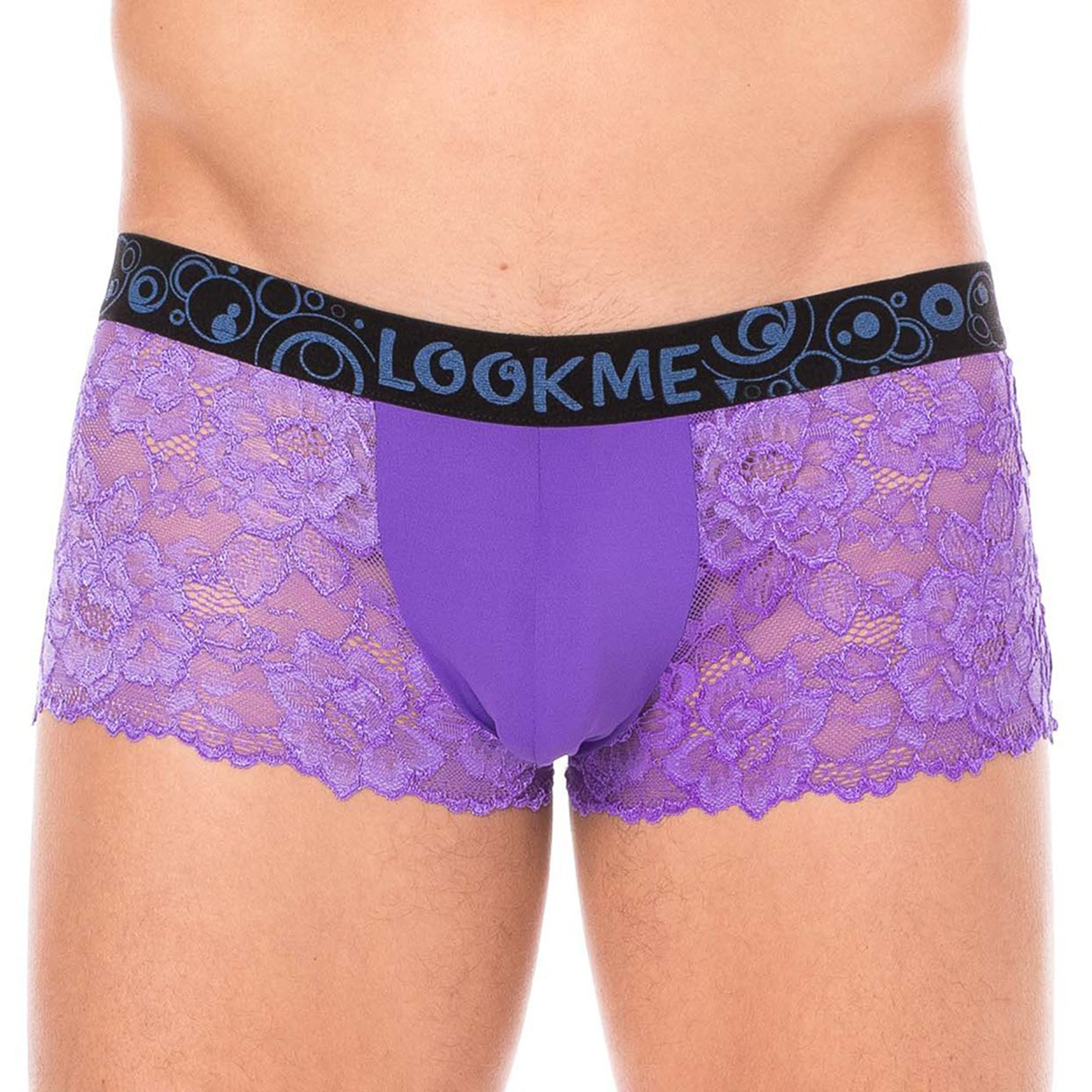 Lookme Lace Trunks - Purple