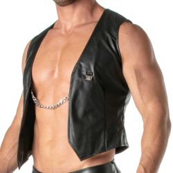 Gilet à Chaîne Kinky Noir TOF Paris