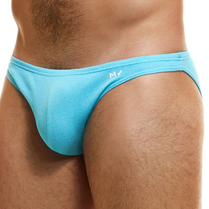 Slip Low Cut Peace Coton Bleu Turquoise Modus Vivendi