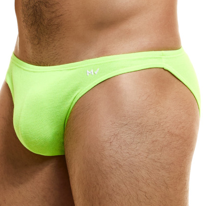 Slip Low Cut Peace Microfibre Citron Vert Modus Vivendi