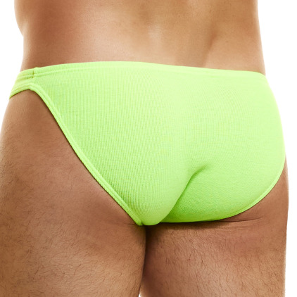 Slip Low Cut Peace Microfibre Citron Vert Modus Vivendi