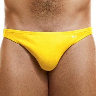 Slip Low Cut Peace Coton Jaune Modus Vivendi