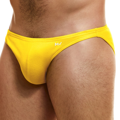 Slip Low Cut Peace Coton Jaune Modus Vivendi