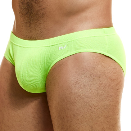 Slip Classique Peace Microfibre Citron Vert Modus Vivendi