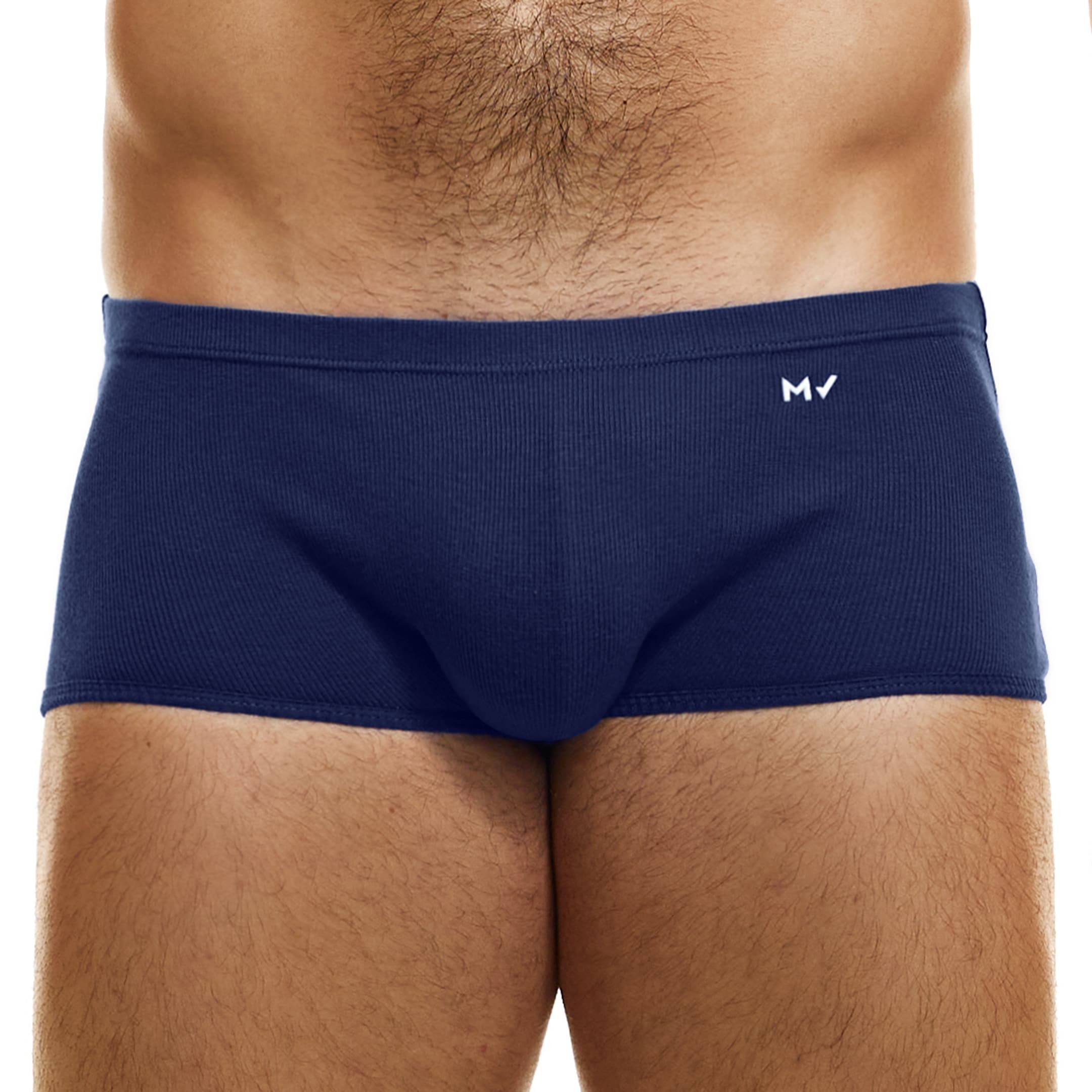 Peace Brazil Cut Cotton Trunks - Navy