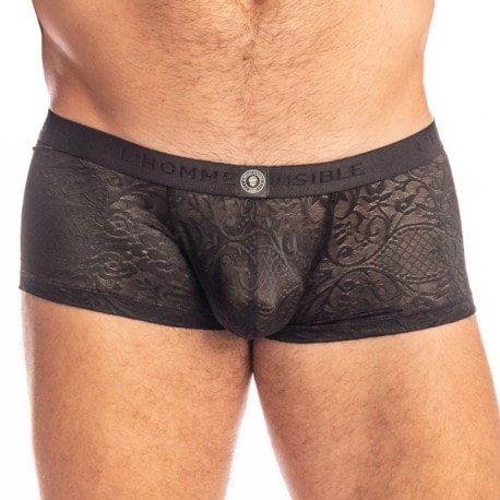 L'Homme invisible Shorty Hipster Push-Up Imperial Noir