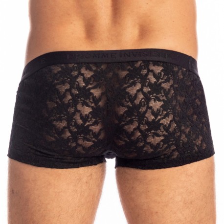 L'Homme invisible Shorty Hipster Push-Up Black Lotus Noir