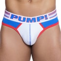 Pump! Velocity Thong - White - Electric Blue