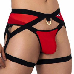 Jock Strap Jarretière Rouge CandyMan