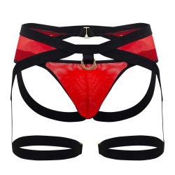 Jock Strap Jarretière Rouge CandyMan