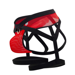Jock Strap Jarretière Rouge CandyMan