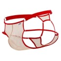 CandyMan Lace Jockstrap - Beige