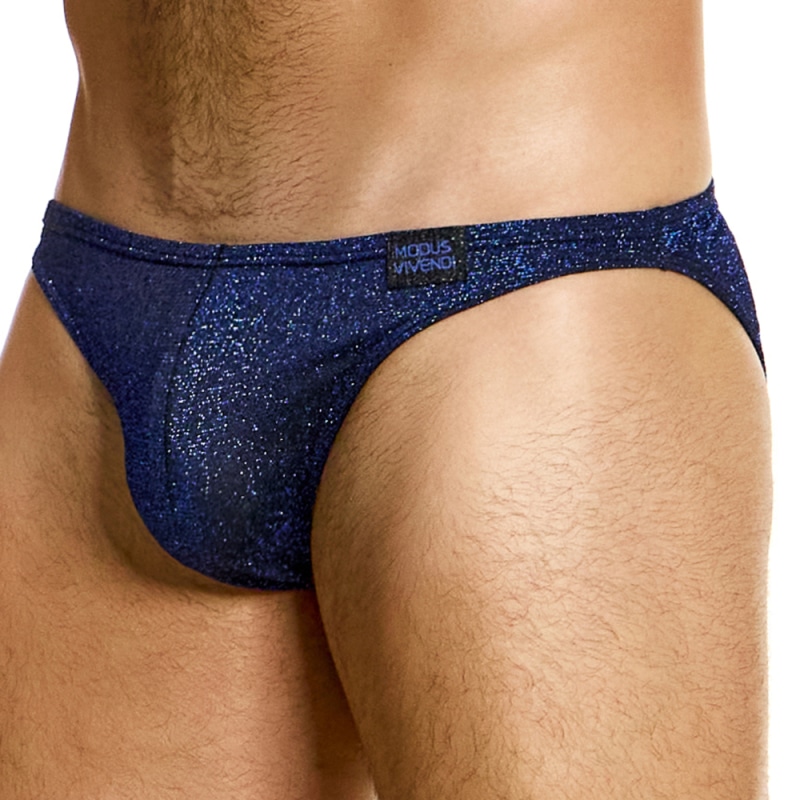 Modus Vivendi Glitter Low Cut Briefs - Blue