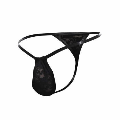 String Ficelle L4CE Noir CUT4MEN