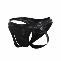 String Jock L4CE Noir CUT4MEN