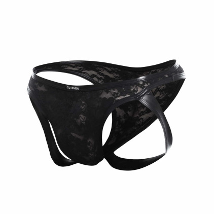 String Jock L4CE Noir CUT4MEN