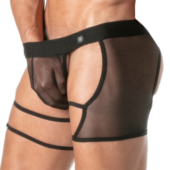 String Chaps Transgressiv Noir TOF Paris