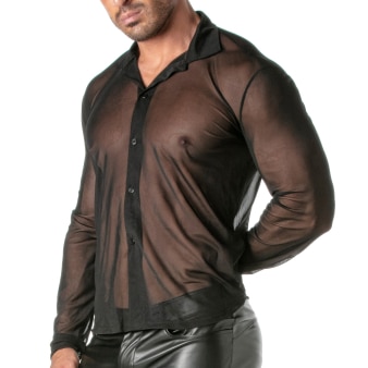 Chemise Transgressiv Noire TOF Paris
