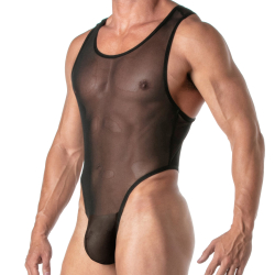 TOF Paris Transgressiv Thong Bodysuit - Black