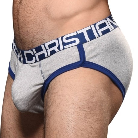 Andrew Christian CoolFlex Modal Briefs with Show-It - Heather Grey