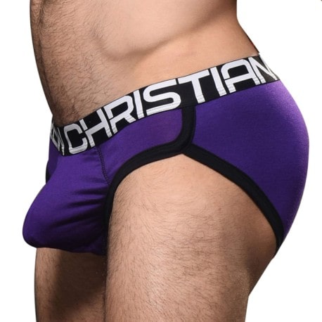 Andrew Christian CoolFlex Modal Briefs with Show-It - Purple
