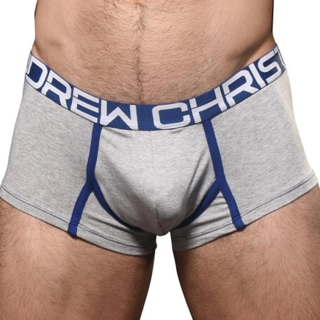 Andrew Christian CoolFlex Modal Trunks with Show-It - Heather Grey