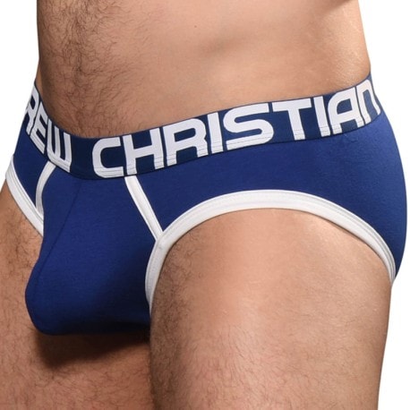 Andrew Christian Slip Bulge C-Ring Bleu Marine